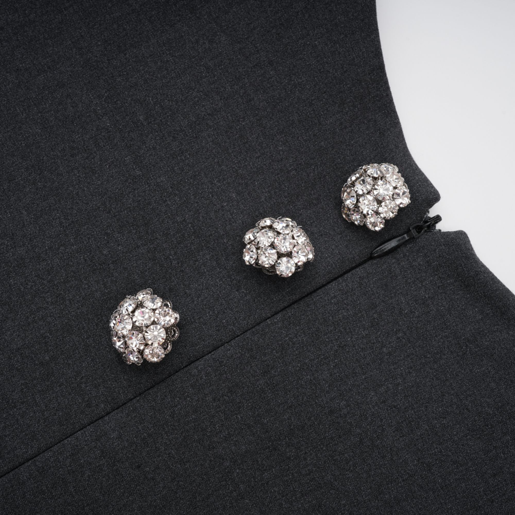 Marianne yün mini elbise