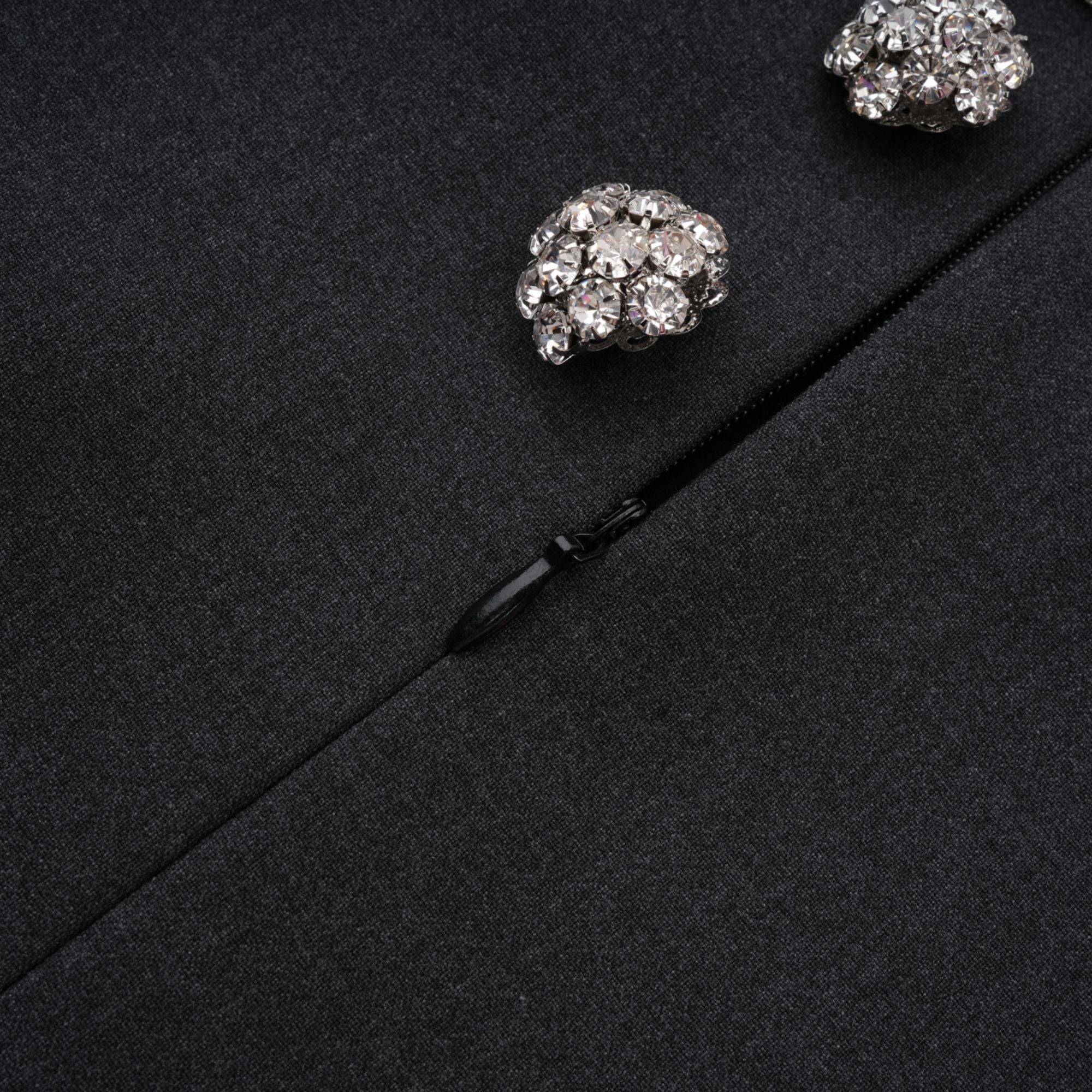 Marianne yün mini elbise