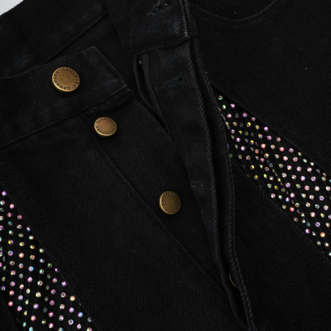 Thérèse geniş paça kot pantolon