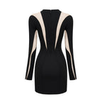 Suzette ıllusion mini elbise