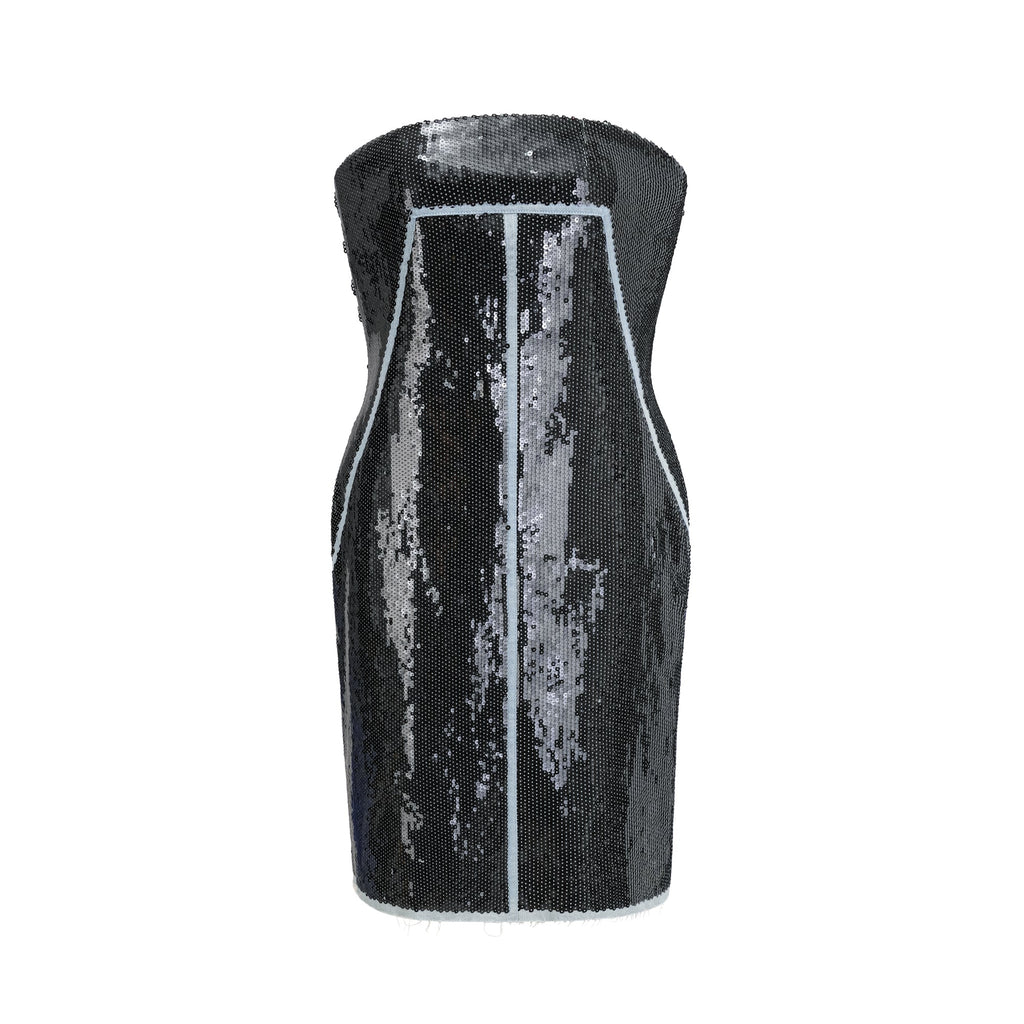 Gisèle bandeau mini elbise