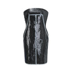 Gisèle bandeau mini elbise