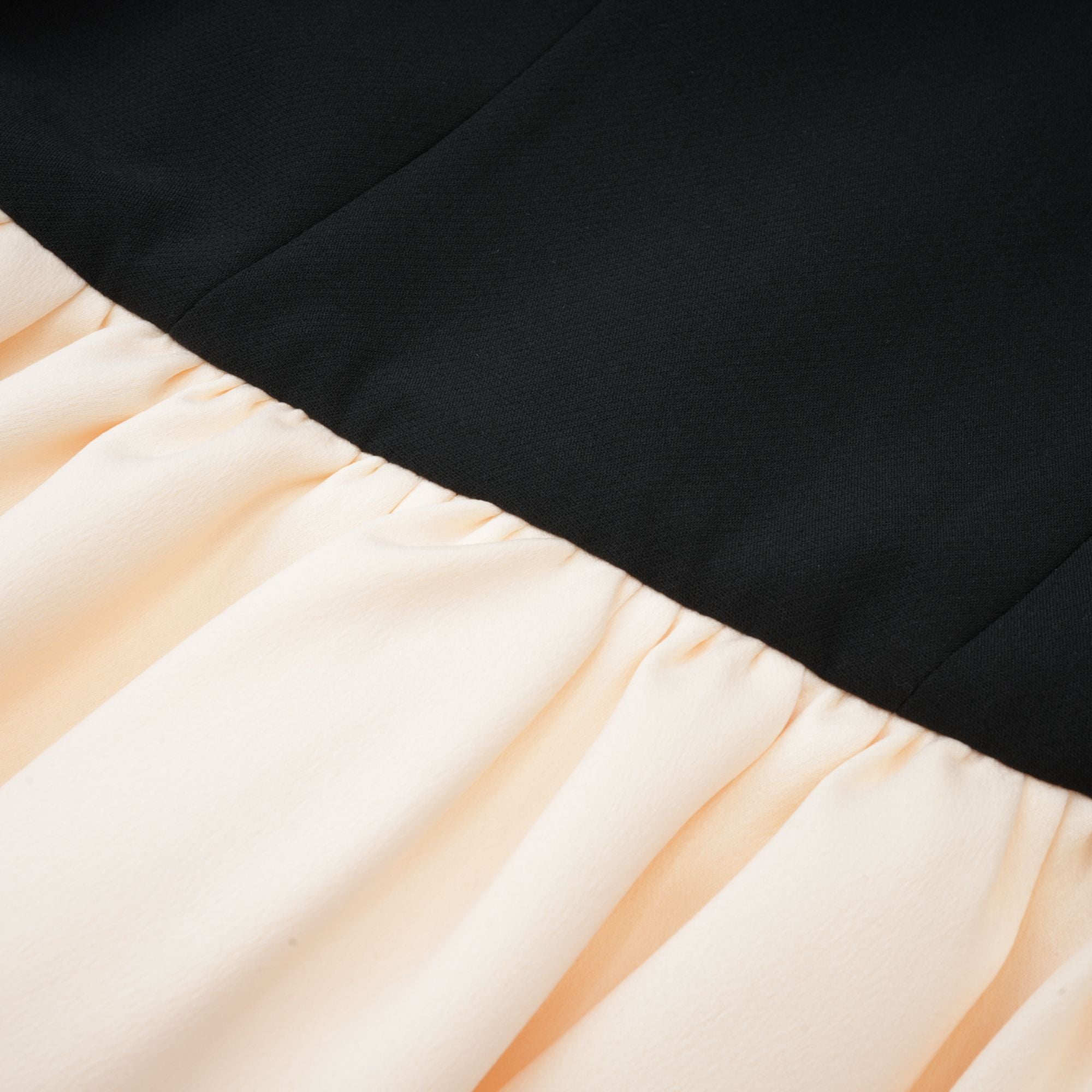 Sophie kontrast mini elbise