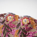 Thérèse payetli midi elbise