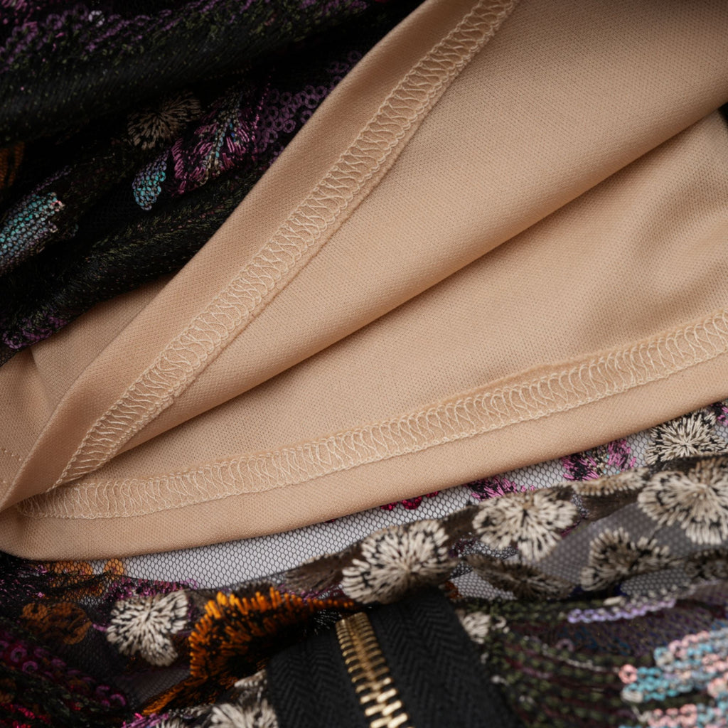 Thérèse payetli midi elbise