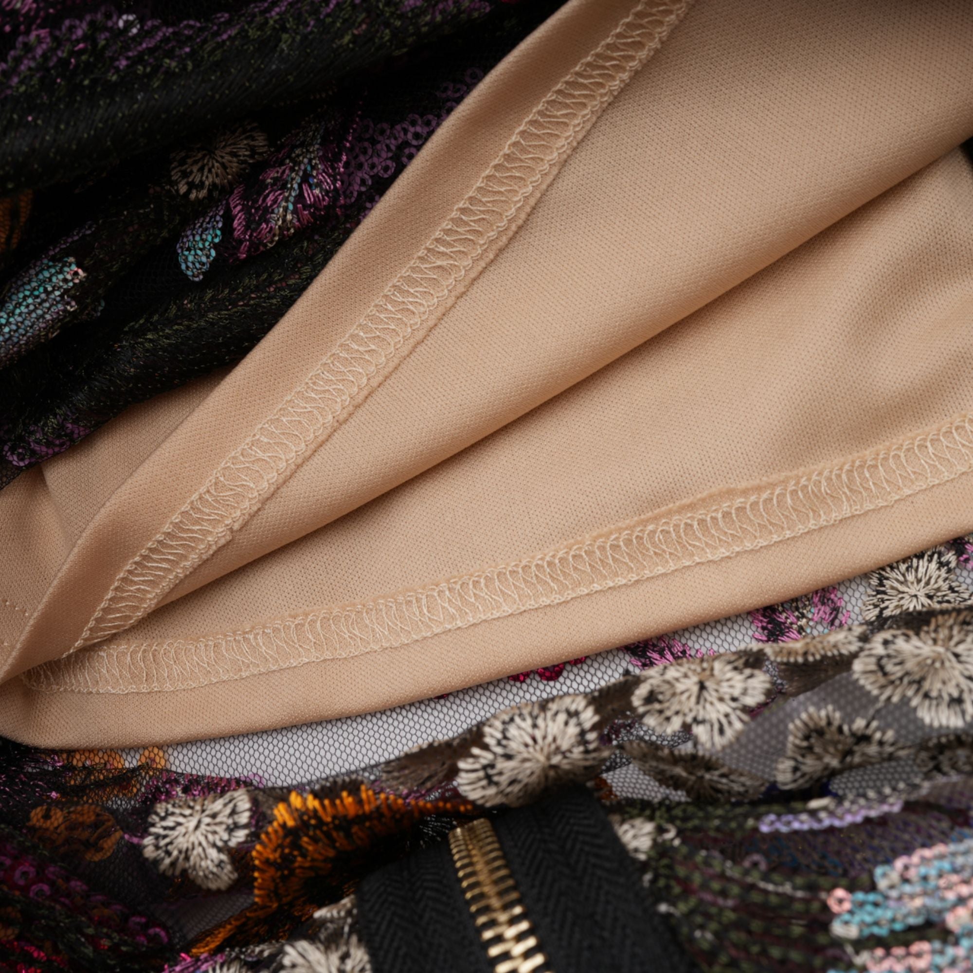 Thérèse payetli midi elbise