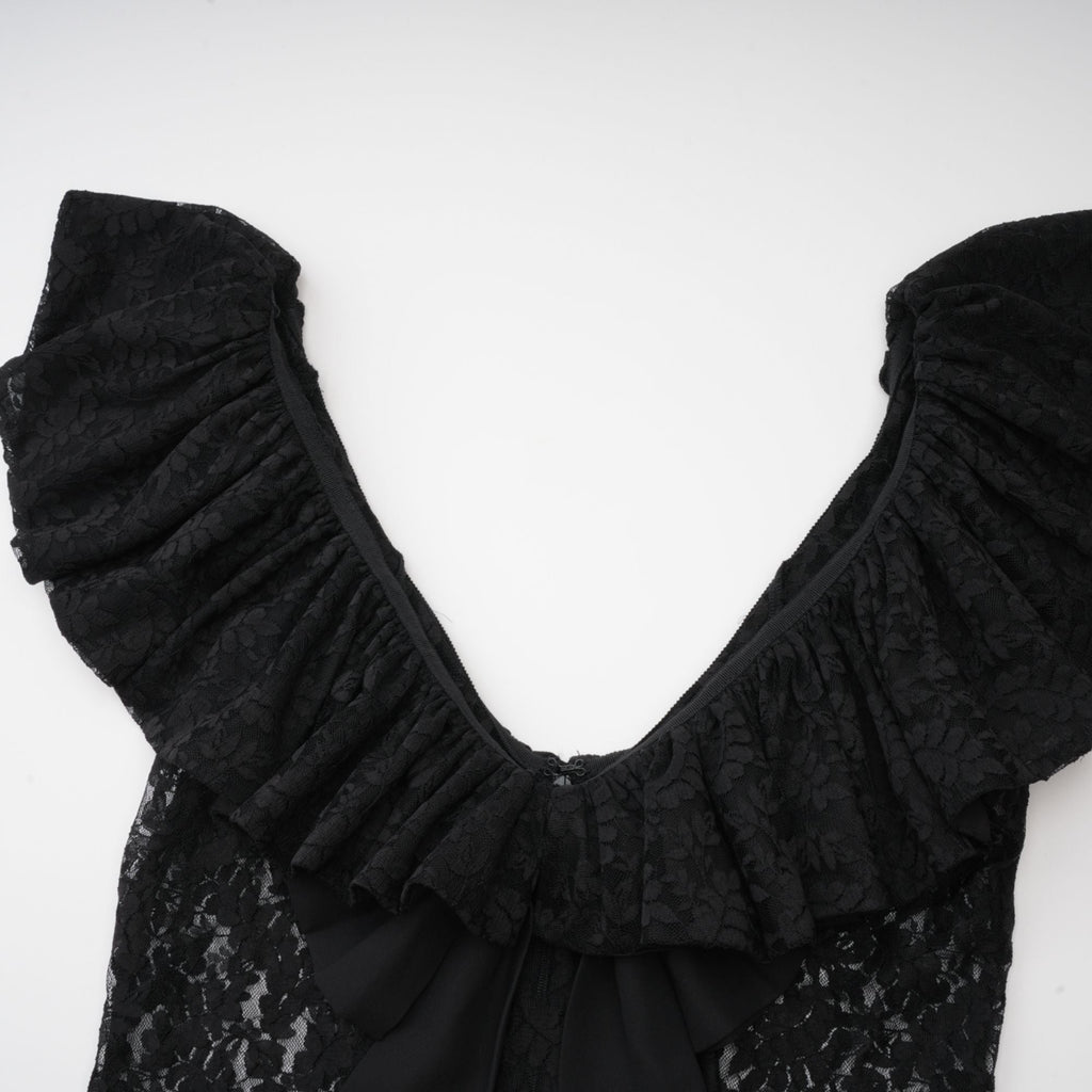 Roseline dantel maksi elbise