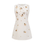 Cyrielle süsleme mini elbise