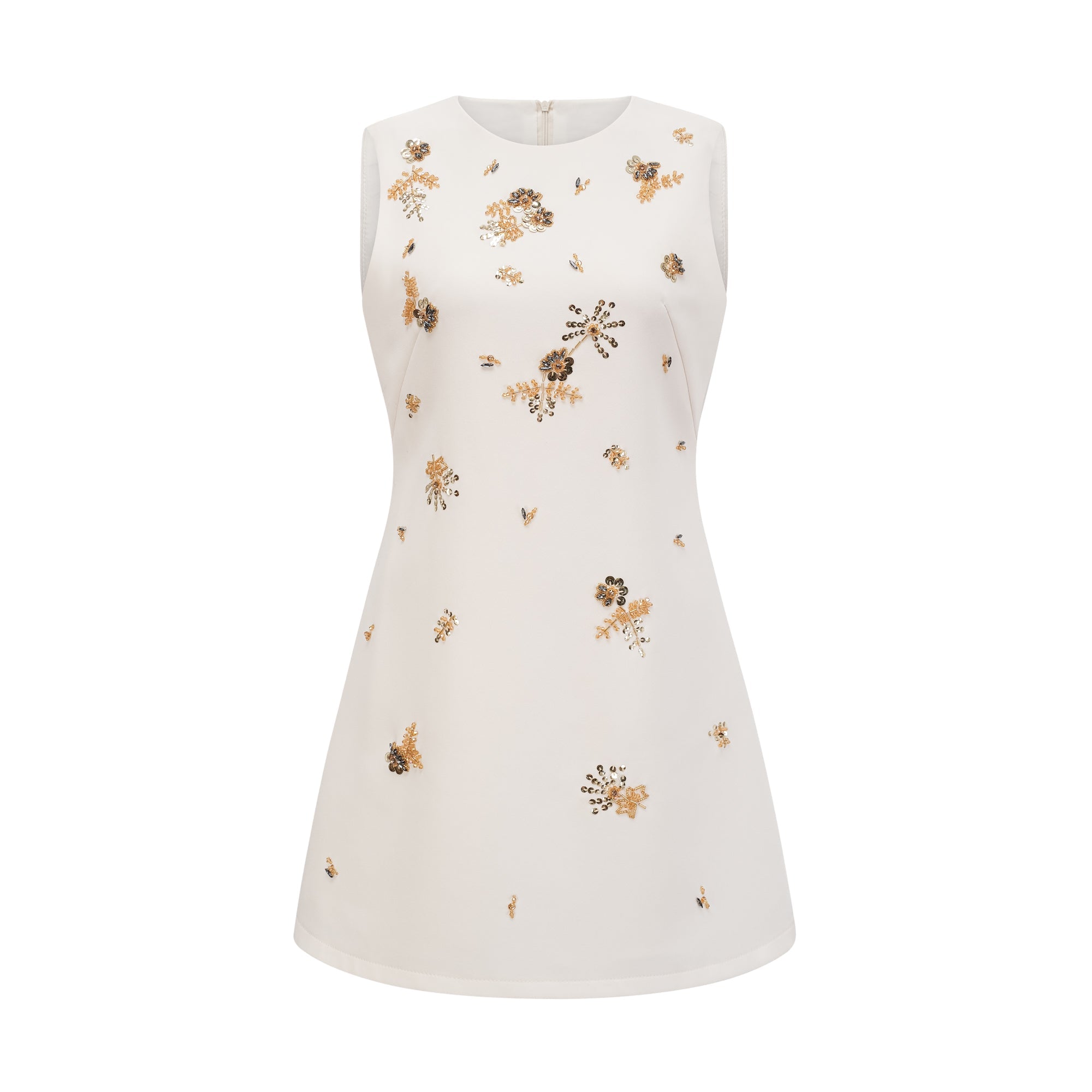 Cyrielle süsleme mini elbise