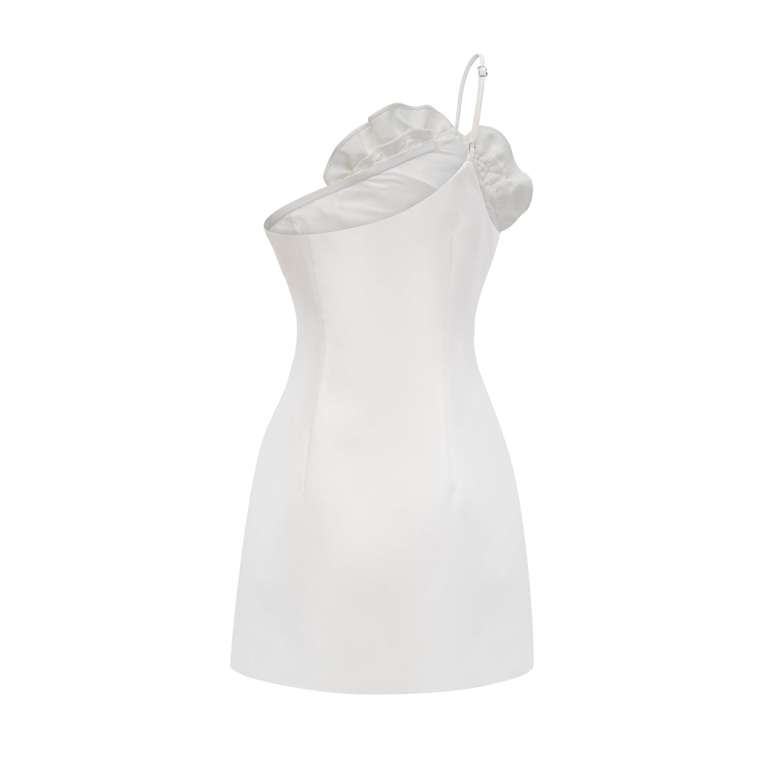 Leonida çiçek mini elbise
