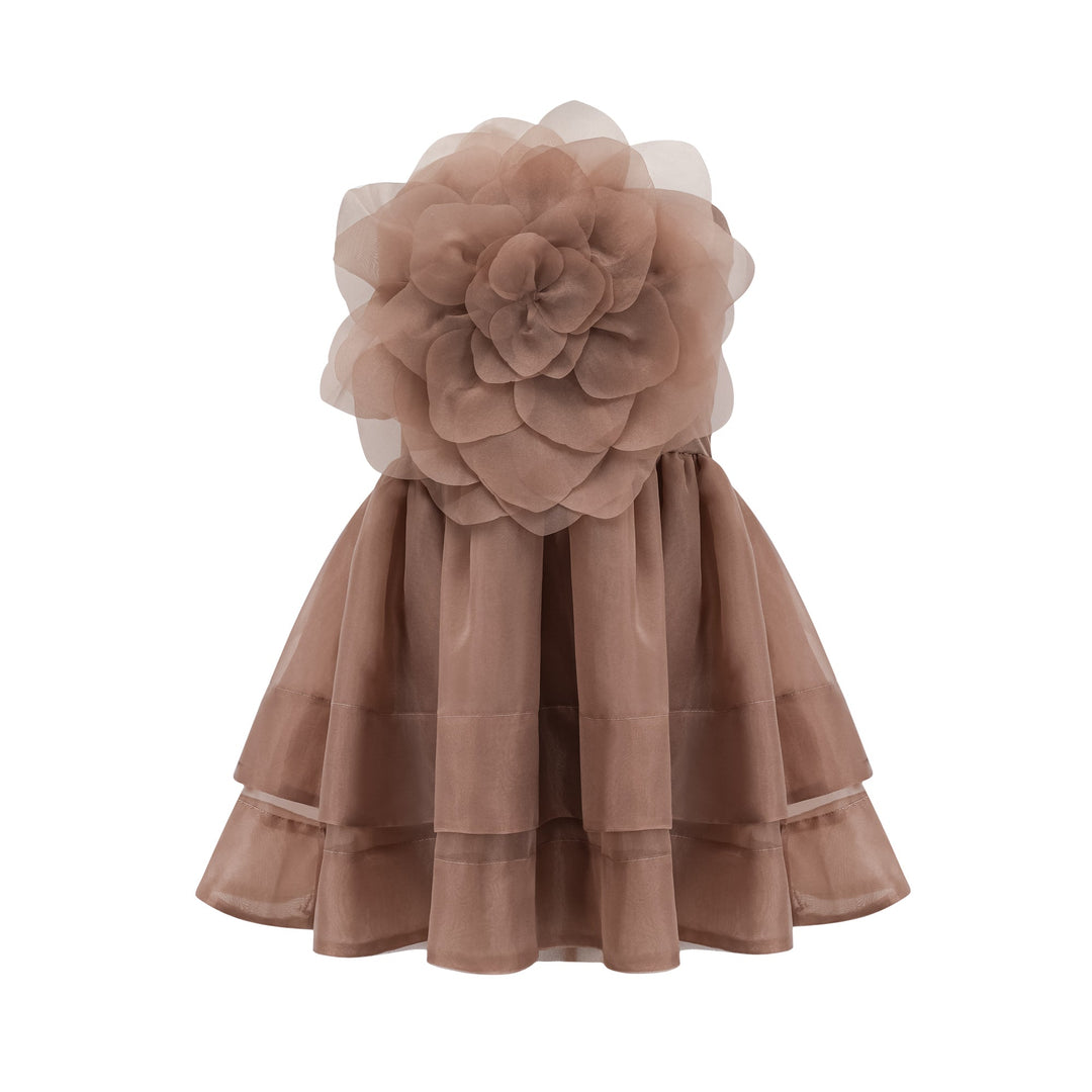 Liliane tül mini elbise