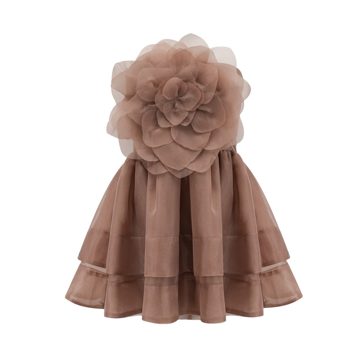 Liliane tül mini elbise