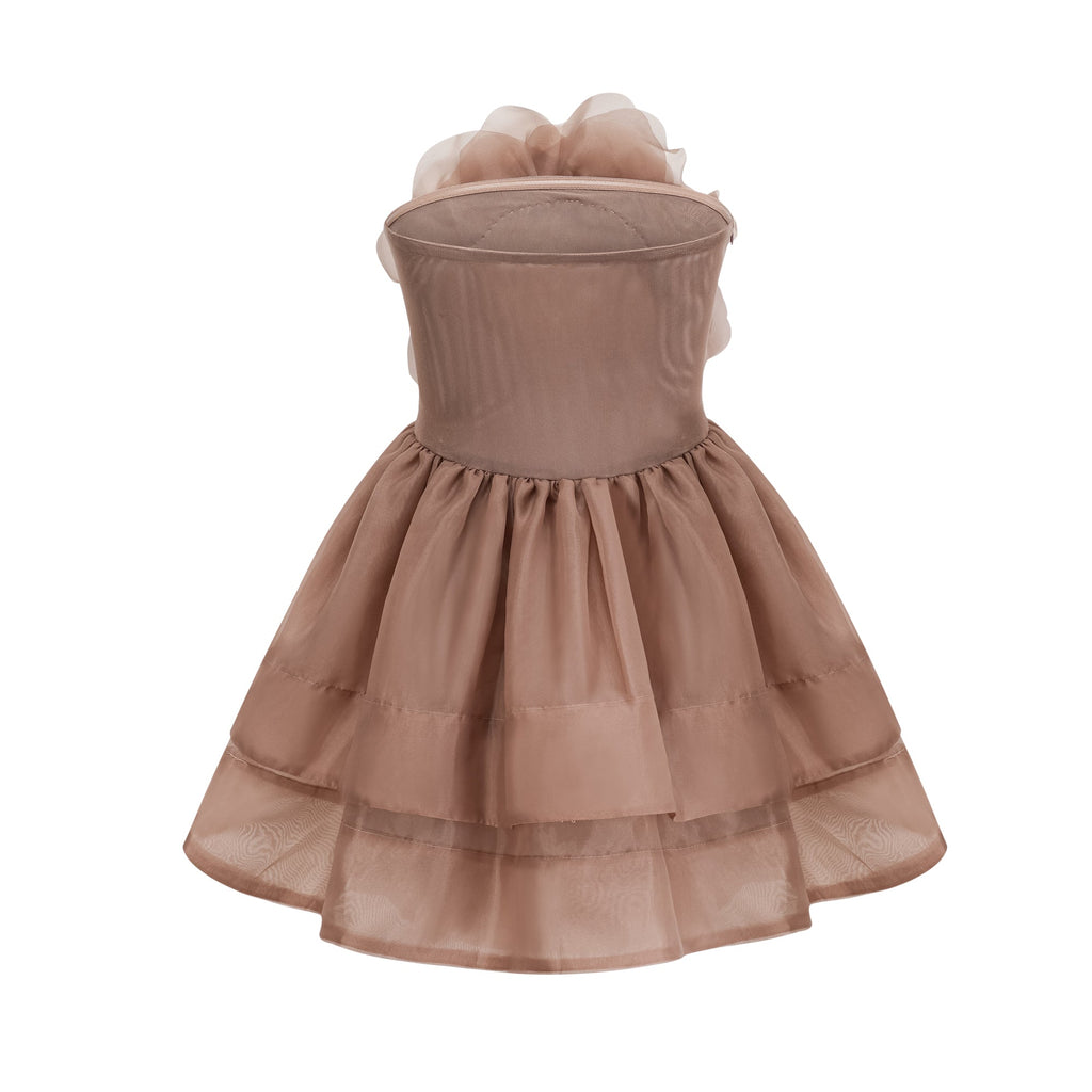 Liliane tül mini elbise