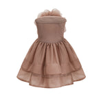 Liliane tül mini elbise