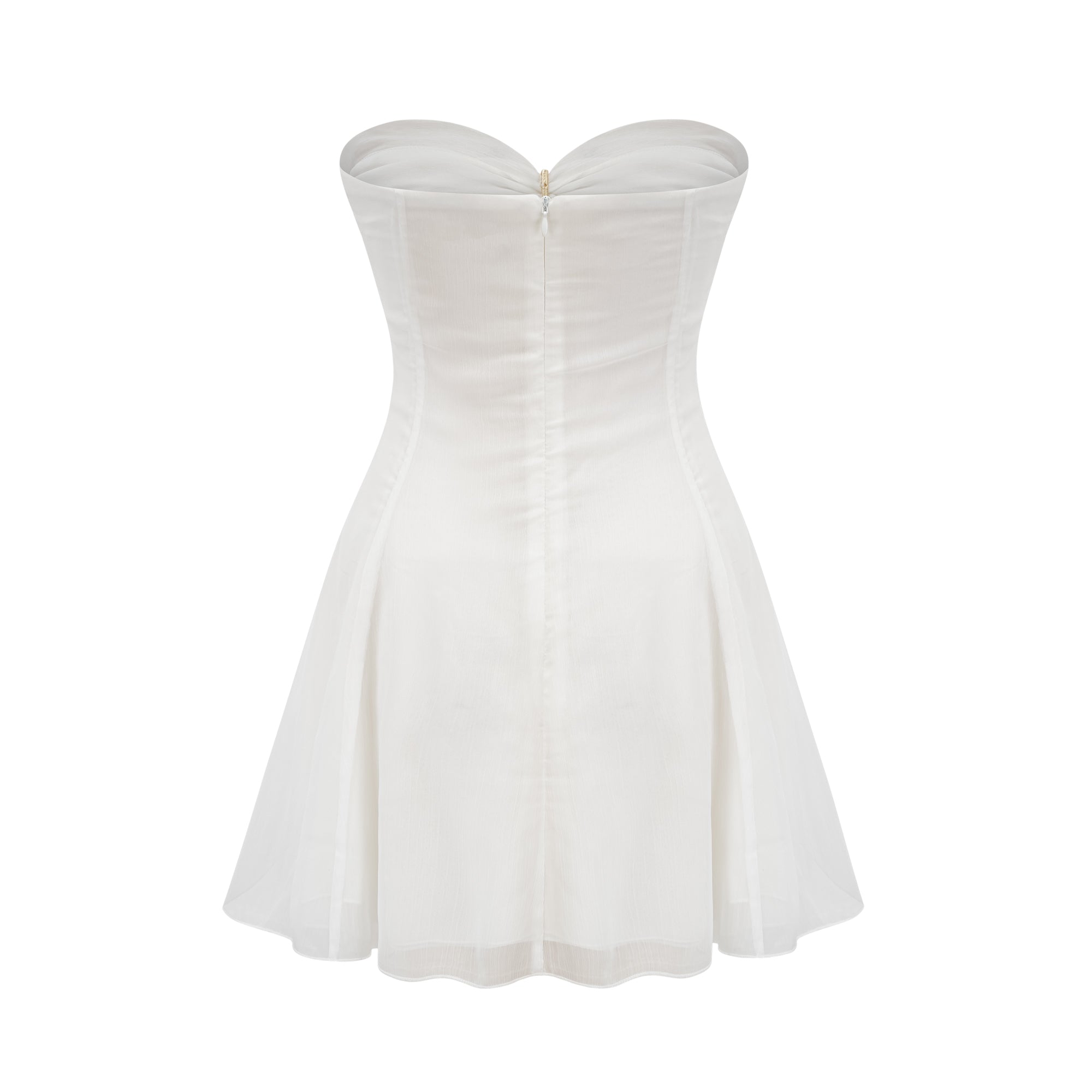 Émilienne pile mini elbise