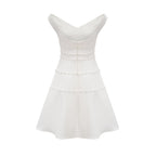 Priscille inci mini elbise