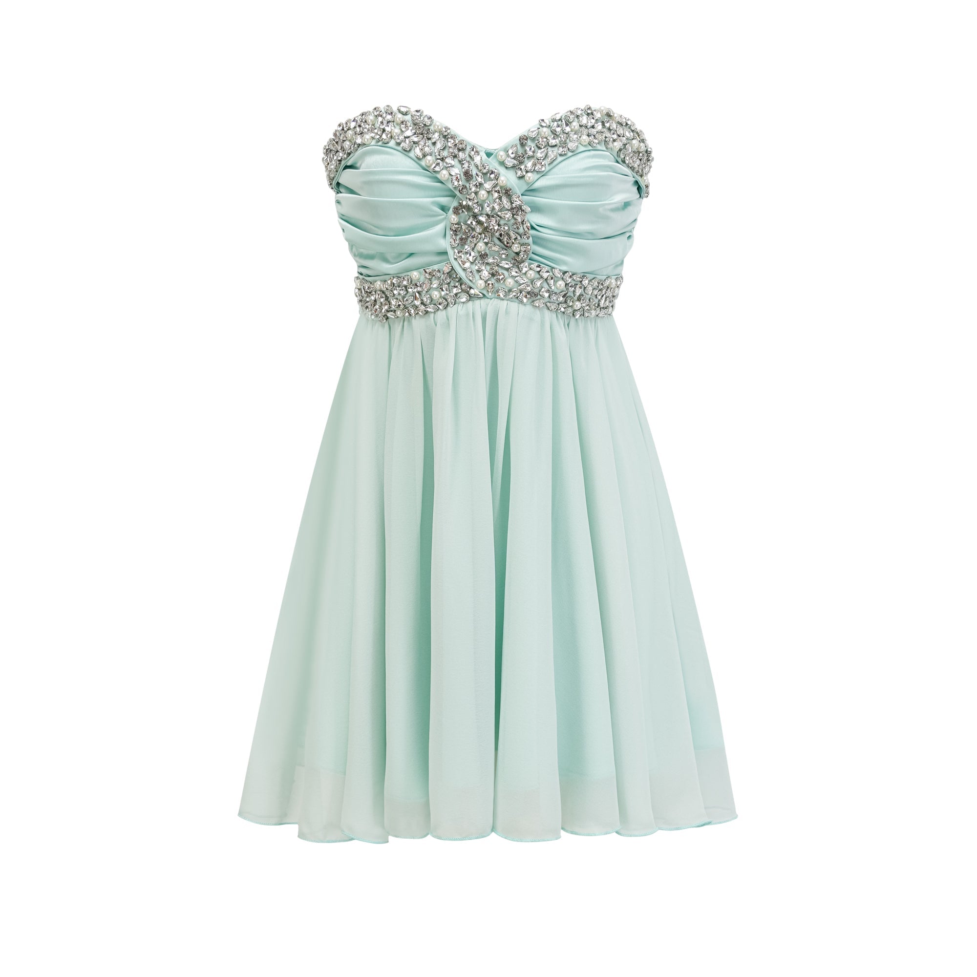 Priscil kristal mini elbise