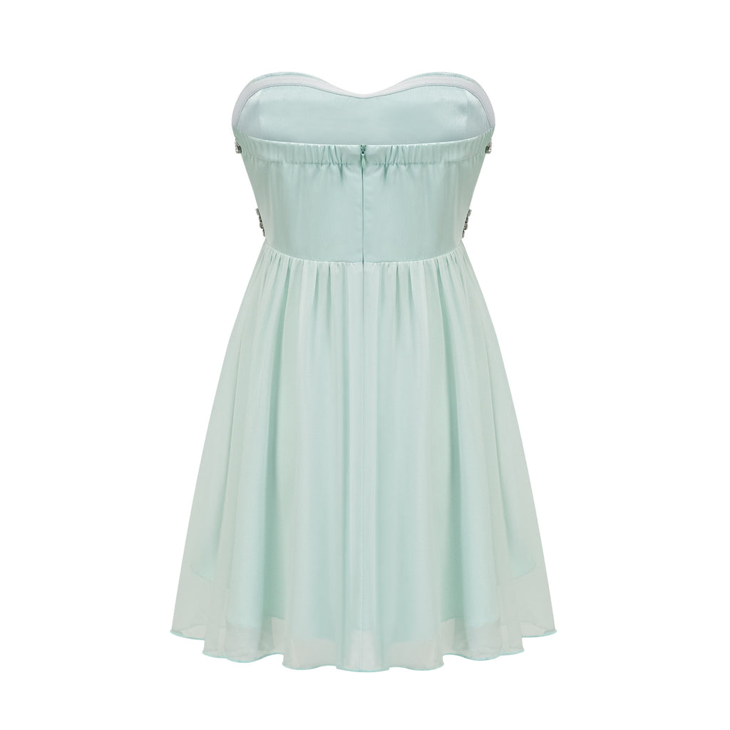 Priscil kristal mini elbise