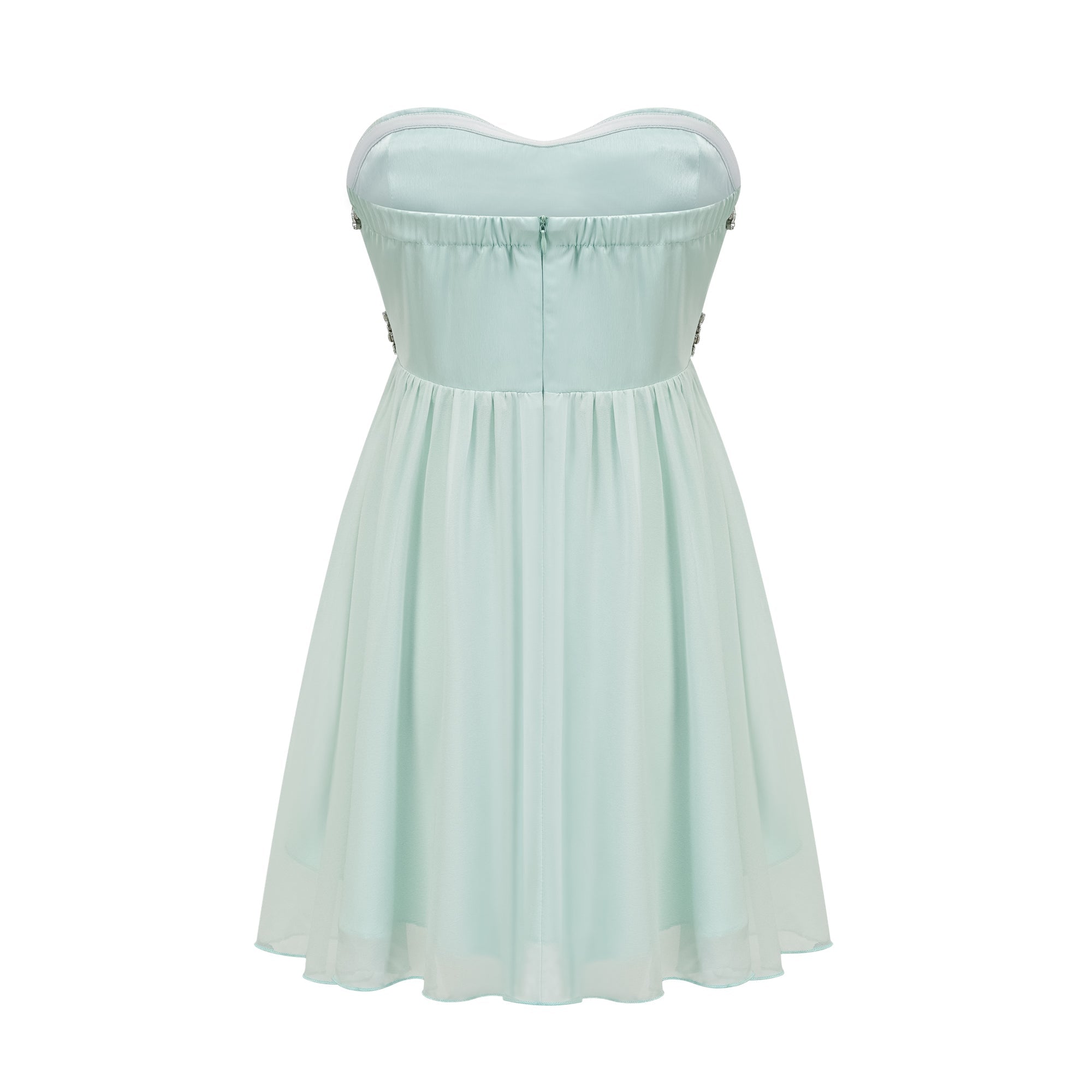 Priscil kristal mini elbise