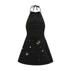 Ariane kristal mini elbise