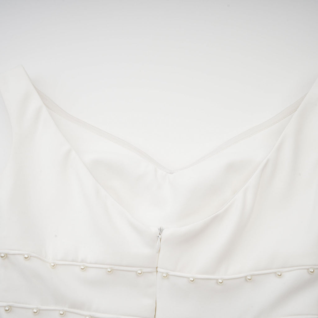 Priscille inci mini elbise