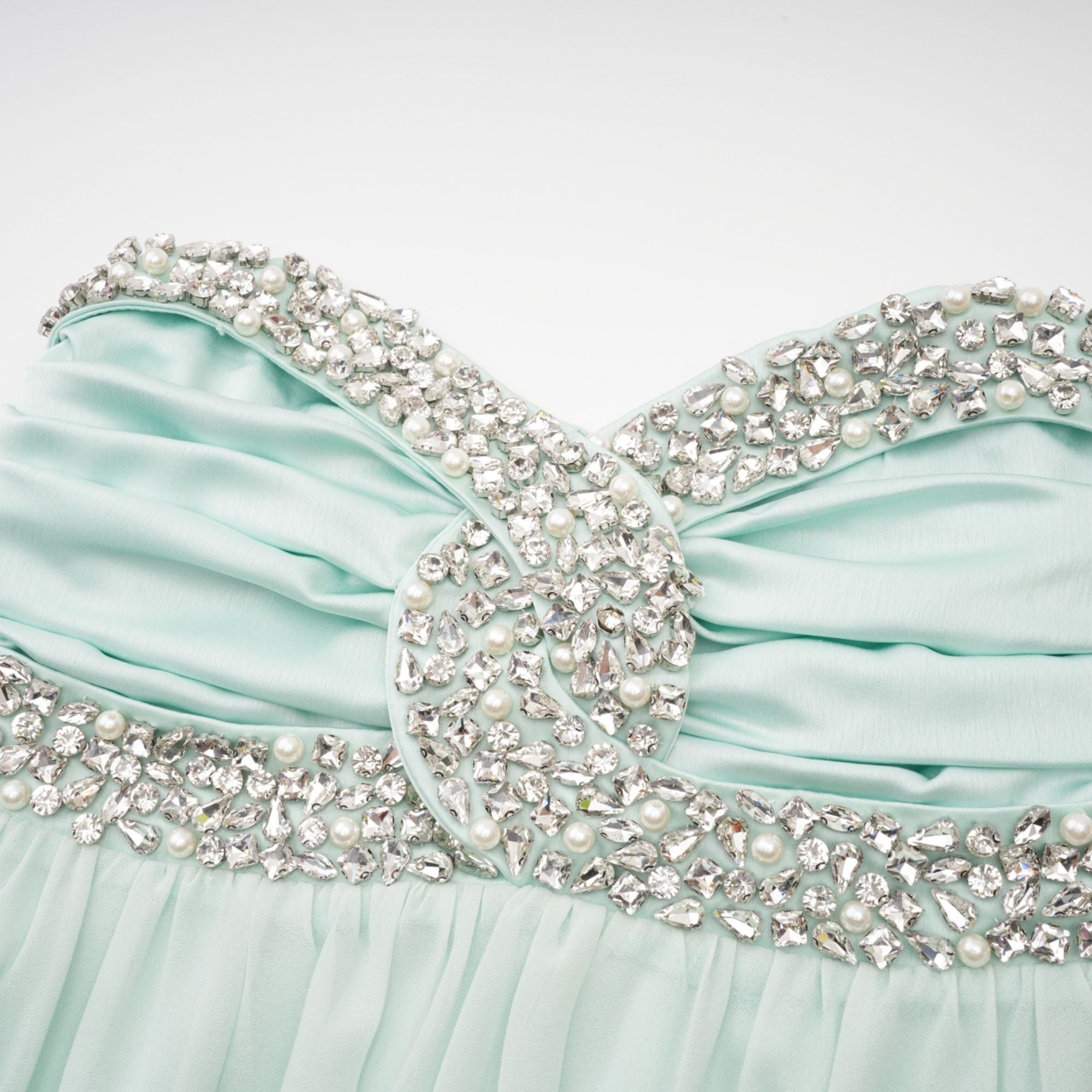 Priscil kristal mini elbise