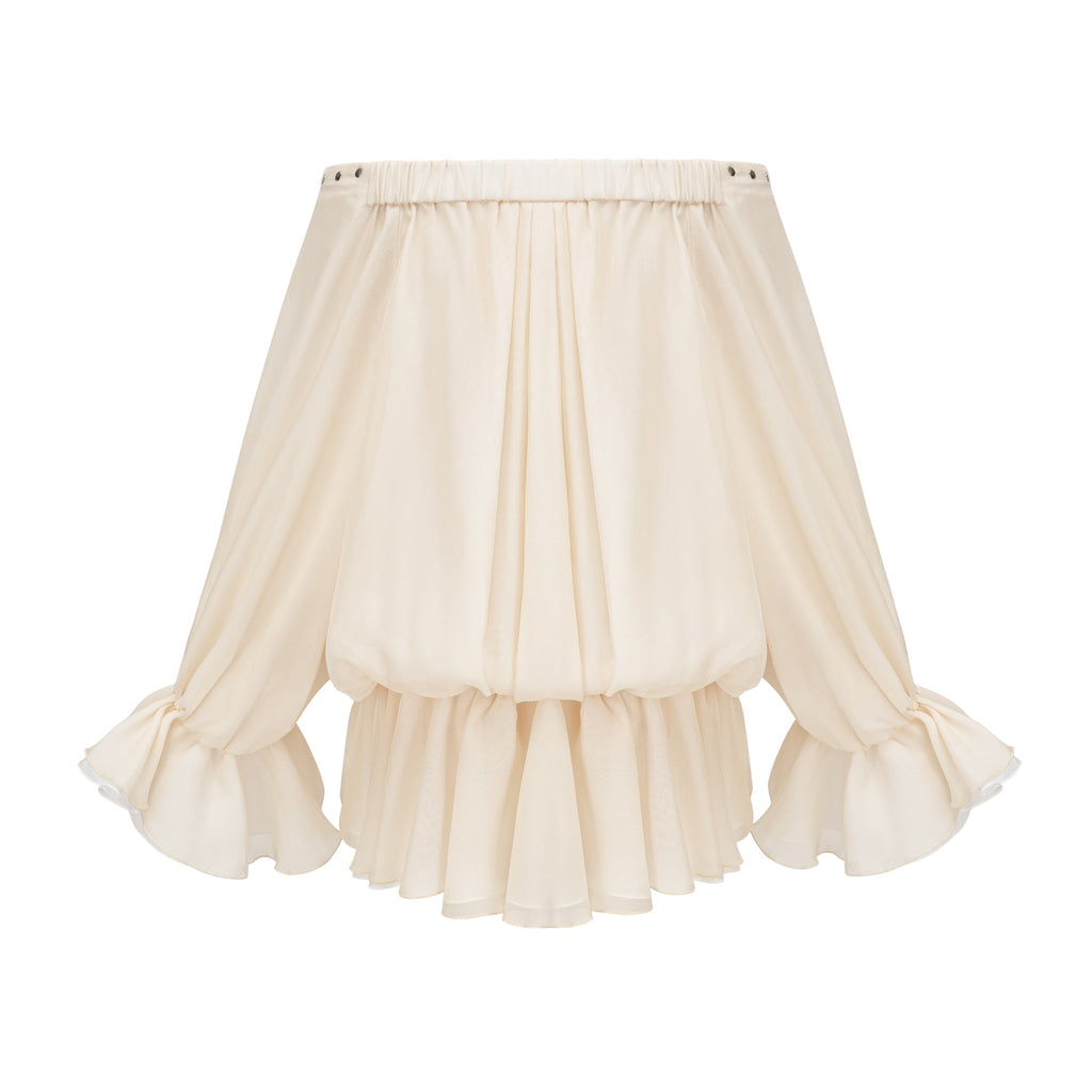 Lisette şifon mini elbise