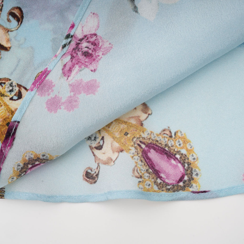 Victoire çiçek baskılı midi elbise