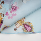 Victoire çiçek baskılı midi elbise