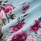 Victoire çiçek baskılı midi elbise