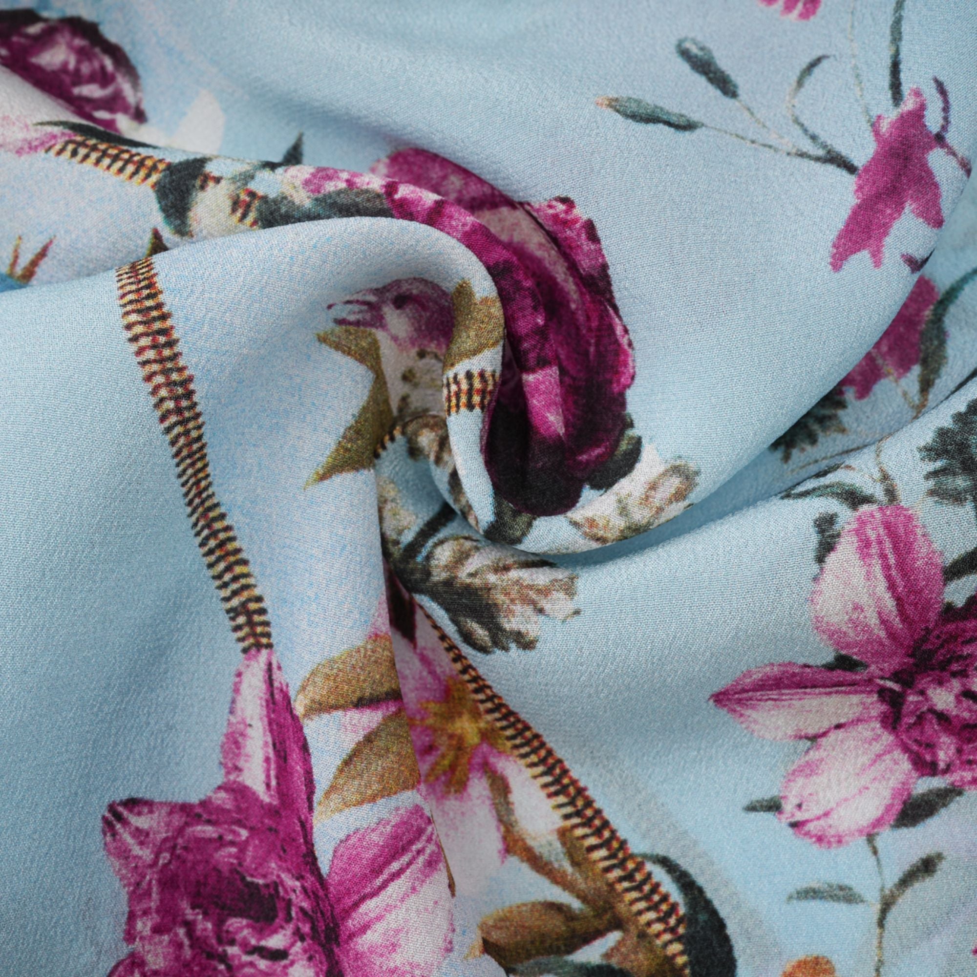 Victoire çiçek baskılı midi elbise