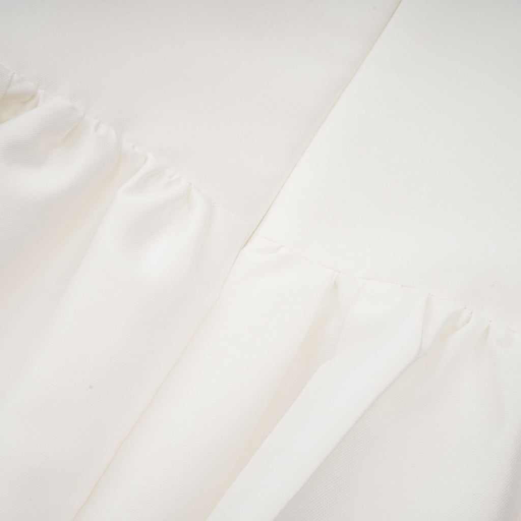 Perrine süslemeli mini elbise