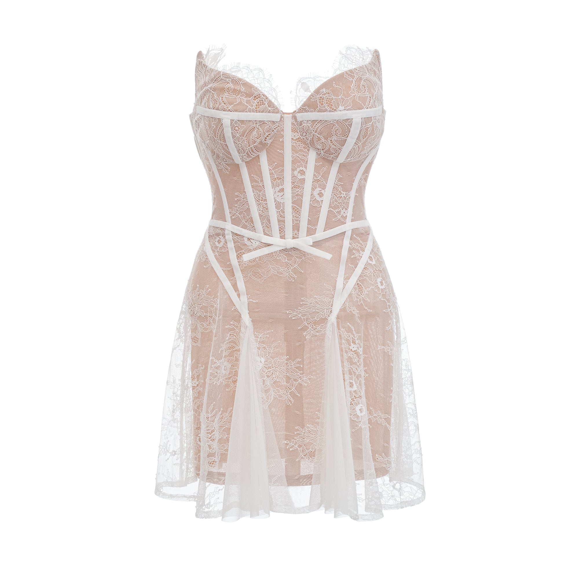 Renéa dantelli mini elbise