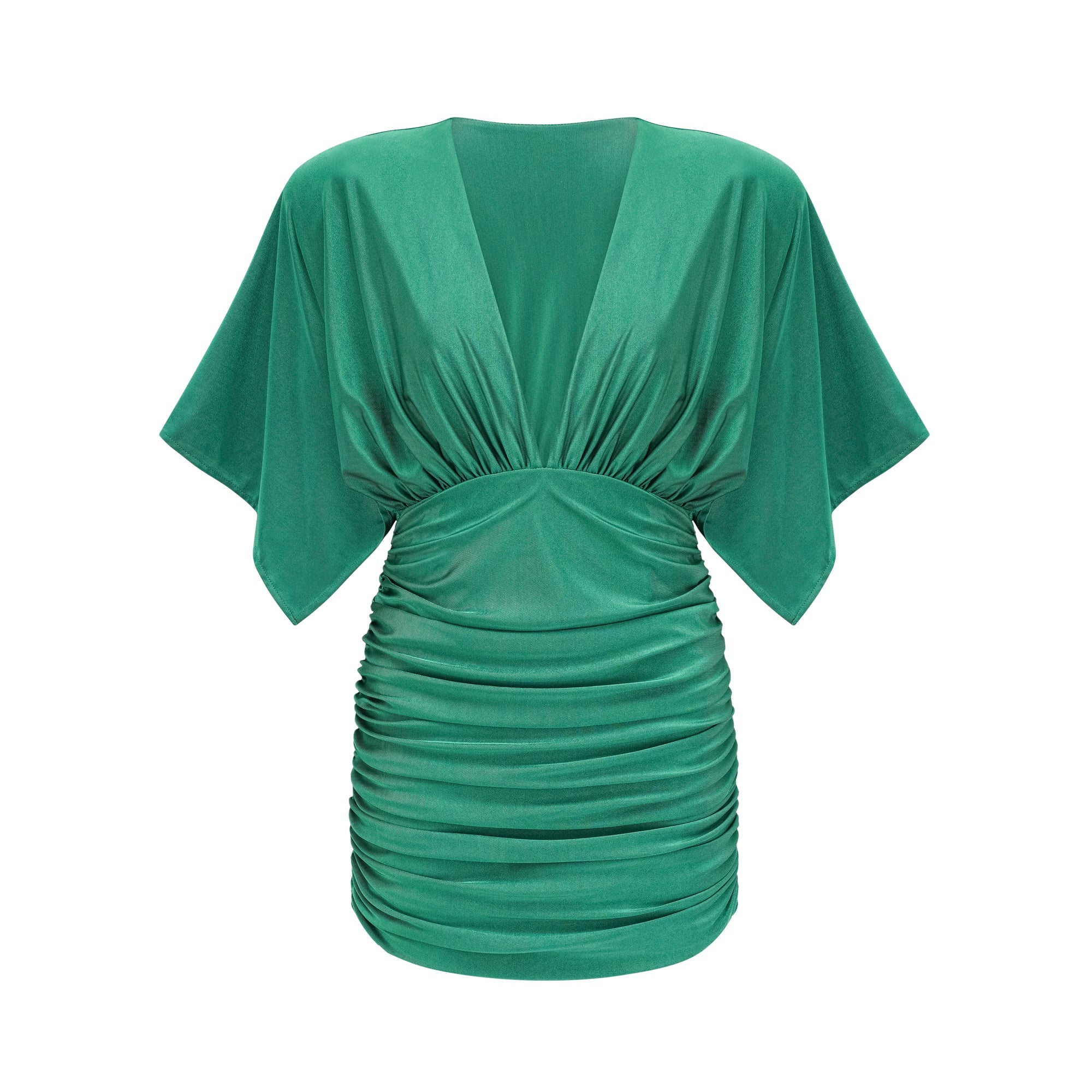 Yvette dantelli mini elbise