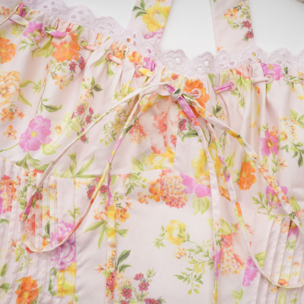 Odette desenli midi elbise