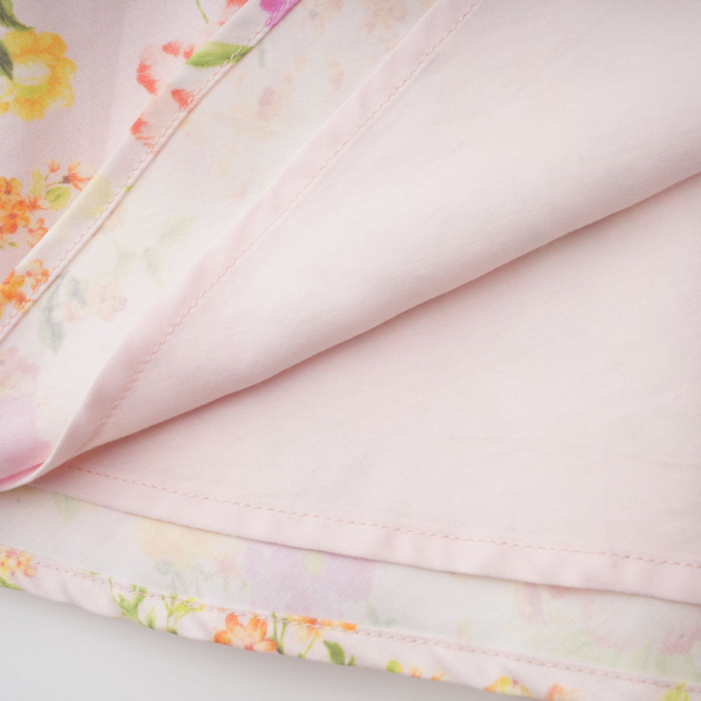 Odette desenli midi elbise