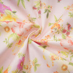 Odette desenli midi elbise