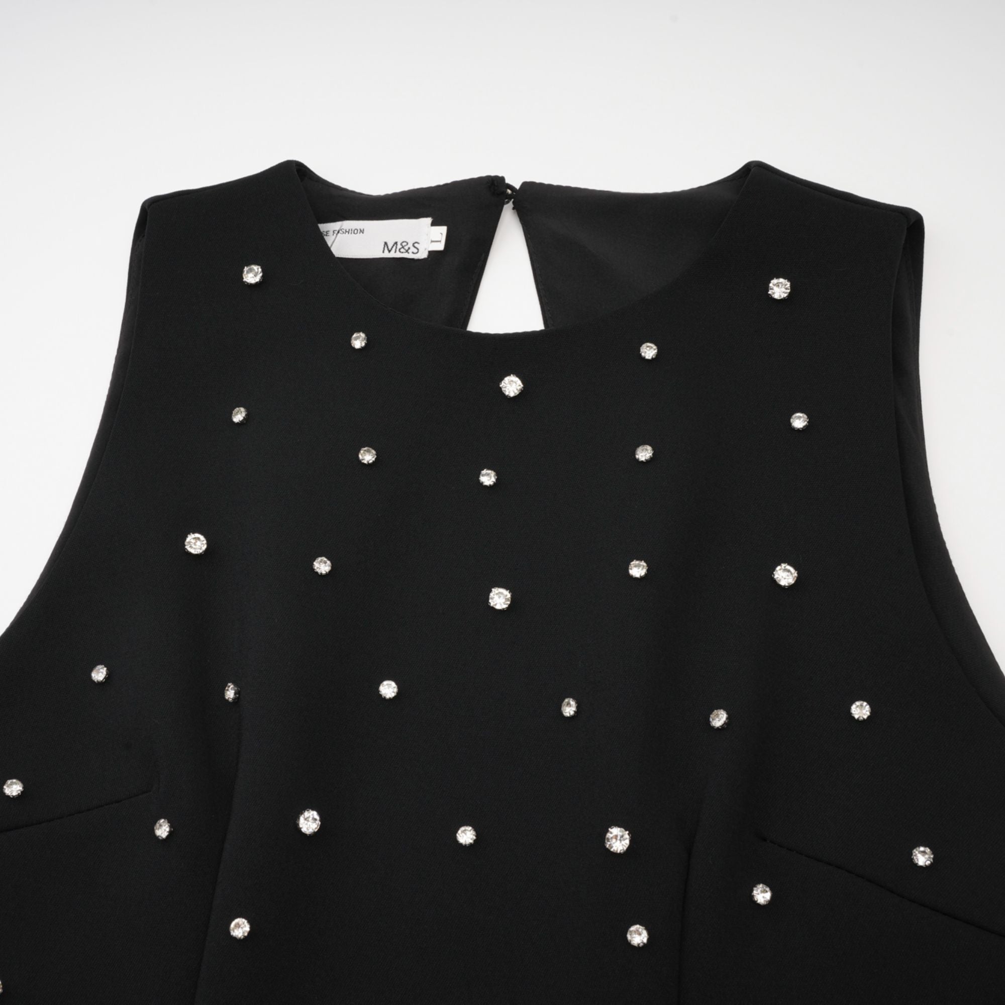 Pénélope kristal mini elbise