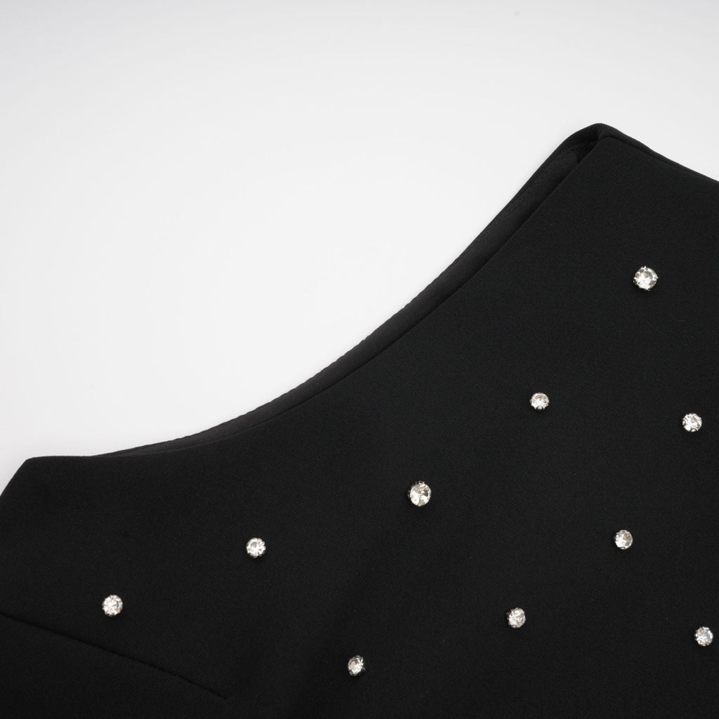 Pénélope kristal mini elbise