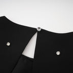 Pénélope kristal mini elbise