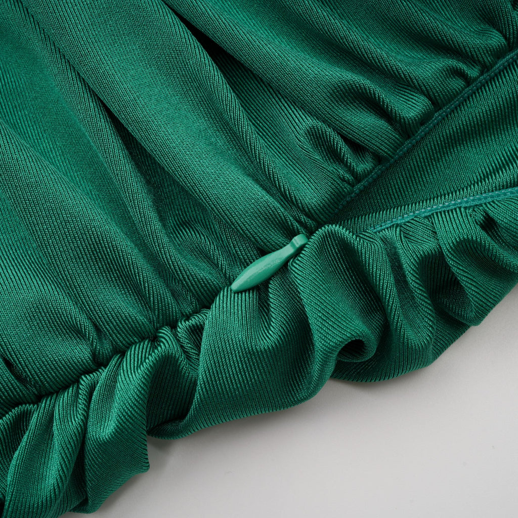 Yvette dantelli mini elbise