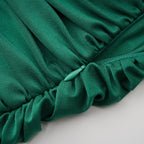 Yvette dantelli mini elbise