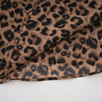 Laurence leopar mini elbise