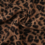 Laurence leopar mini elbise