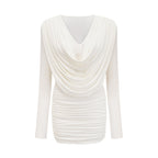 Ysabella pile mini elbise