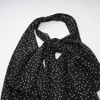 Yvette puantiye maksi elbise