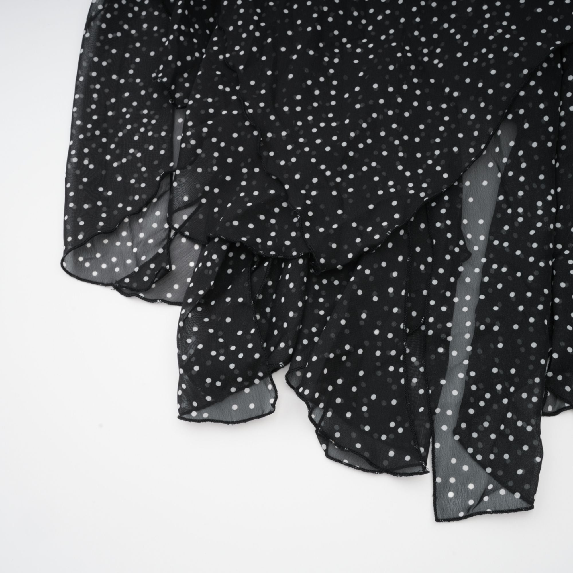 Yvette puantiye maksi elbise