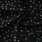 Yvette puantiye maksi elbise