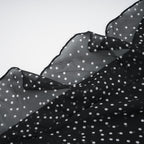 Yvette puantiye maksi elbise