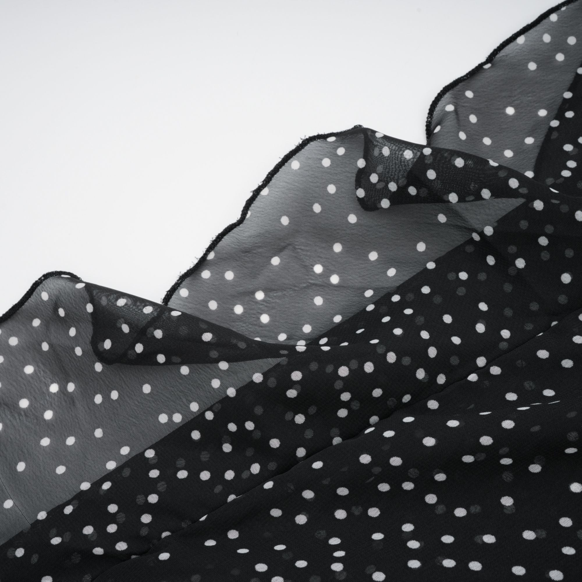 Yvette puantiye maksi elbise